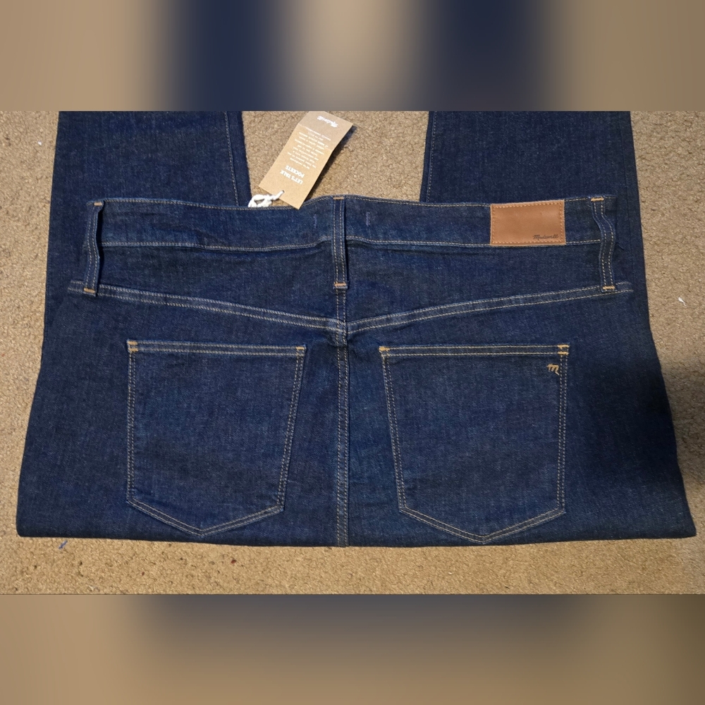 Madewell Curvy Blue Denim Women's High Rise Skinny Jeans plus size